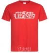 Men's T-Shirt League of legends logo red фото