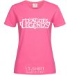 Женская футболка League of legends logo Ярко-розовый фото