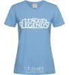 Женская футболка League of legends logo Голубой фото