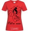 Women's T-shirt Bride made Mulan red фото