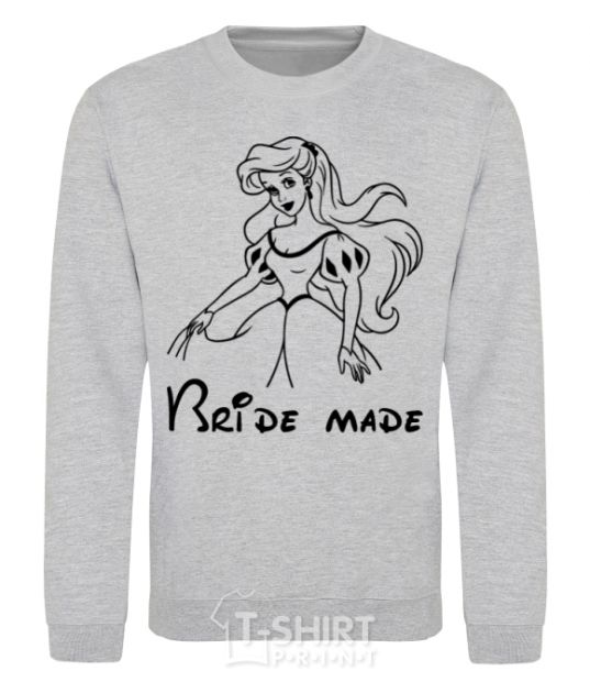 Sweatshirt Bride made Ariel sport-grey фото