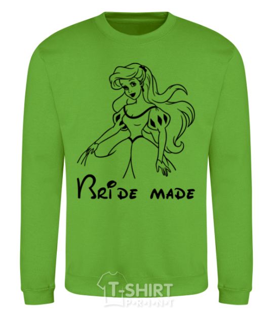 Sweatshirt Bride made Ariel orchid-green фото