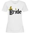 Women's T-shirt Bride hat White фото