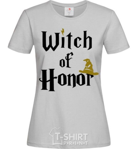 Women's T-shirt Witch of Honor grey фото