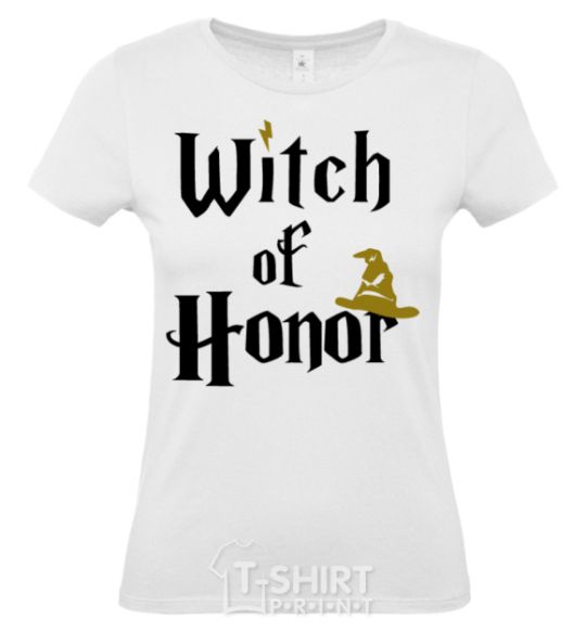 Women's T-shirt Witch of Honor White фото