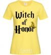 Women's T-shirt Witch of Honor cornsilk фото