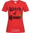 Women's T-shirt Witch of Honor red фото