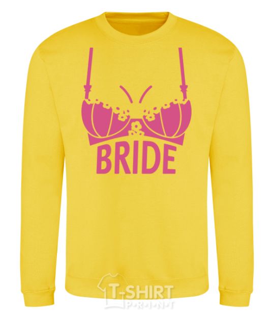 Sweatshirt Bride brassiere yellow фото