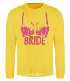 Sweatshirt Bride brassiere yellow фото