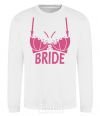 Sweatshirt Bride brassiere White фото