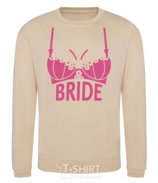 Sweatshirt Bride brassiere sand фото