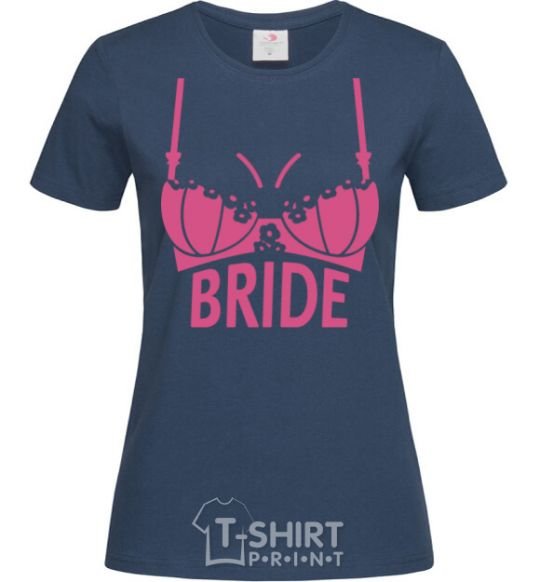 Женская футболка Bride brassiere Темно-синий фото