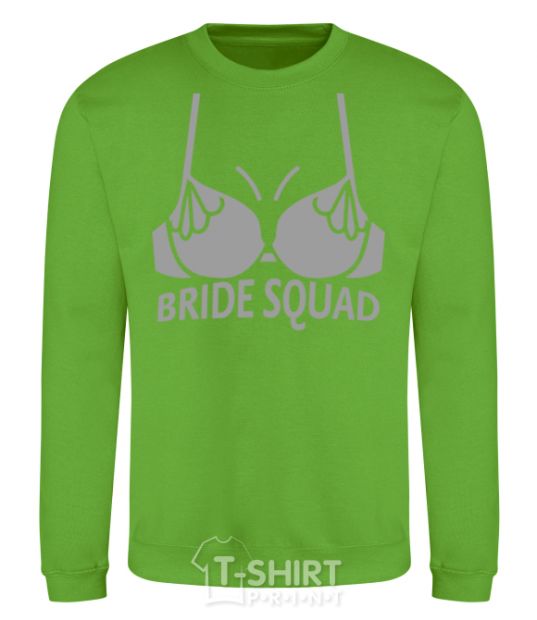 Sweatshirt Bride squad brassiere silver orchid-green фото