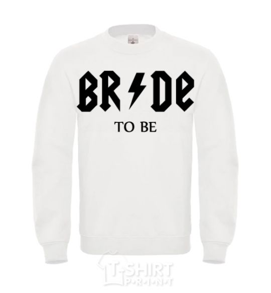 Свитшот Bride to be ACDC Белый фото