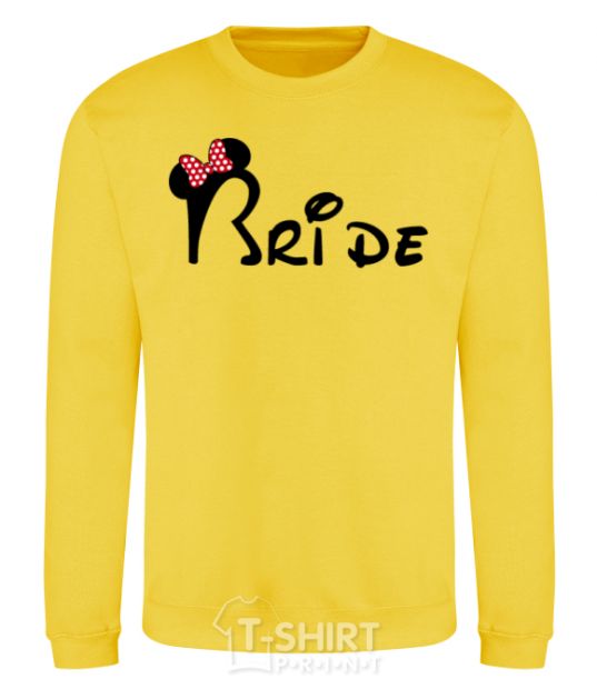 Sweatshirt Bride Mickey yellow фото