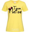 Women's T-shirt Team Bride Mickey cornsilk фото