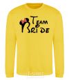 Sweatshirt Team Bride Mickey yellow фото