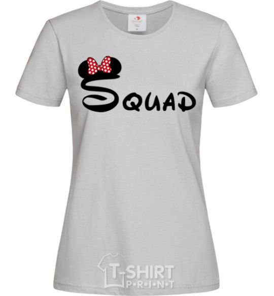 Women's T-shirt Squad Mickey grey фото