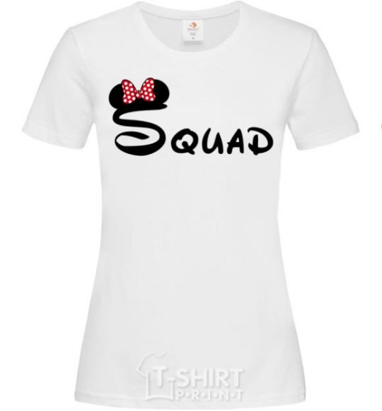 Women's T-shirt Squad Mickey White фото