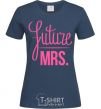 Women's T-shirt Future mrs navy-blue фото