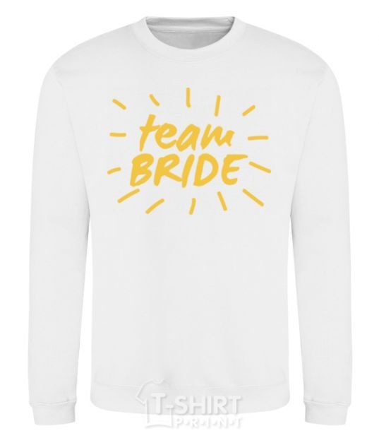 Sweatshirt Team bride солнышко White фото