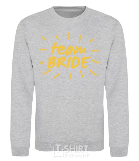 Sweatshirt Team bride солнышко sport-grey фото