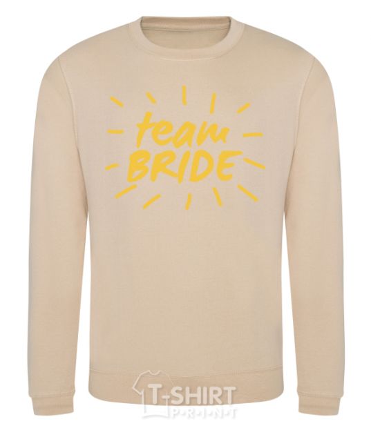 Sweatshirt Team bride солнышко sand фото