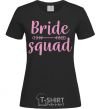 Женская футболка Bride squad pink Черный фото