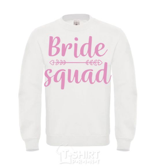 Sweatshirt Bride squad pink White фото