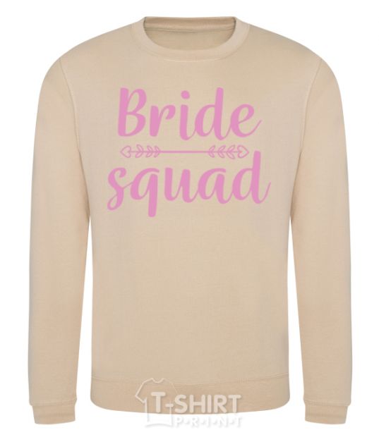 Sweatshirt Bride squad pink sand фото