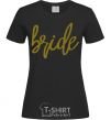 Женская футболка Gold bride Черный фото