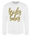 Sweatshirt Gold brides babes White фото