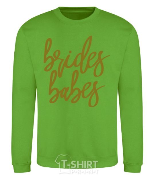 Sweatshirt Gold brides babes orchid-green фото