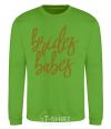 Sweatshirt Gold brides babes orchid-green фото