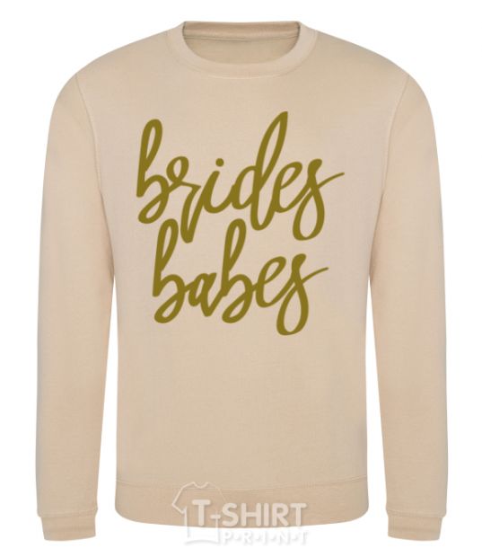 Sweatshirt Gold brides babes sand фото