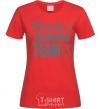 Women's T-shirt Bride's drinking team red фото