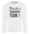 Свитшот Bride's drinking team Белый фото