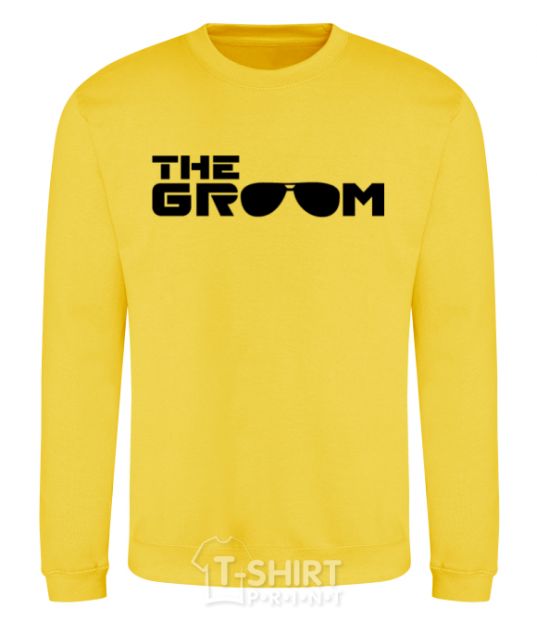 Sweatshirt The Groom yellow фото