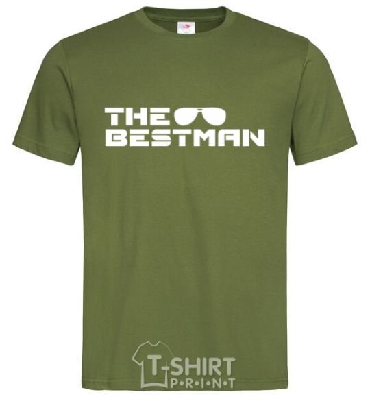 Men's T-Shirt The bestman millennial-khaki фото