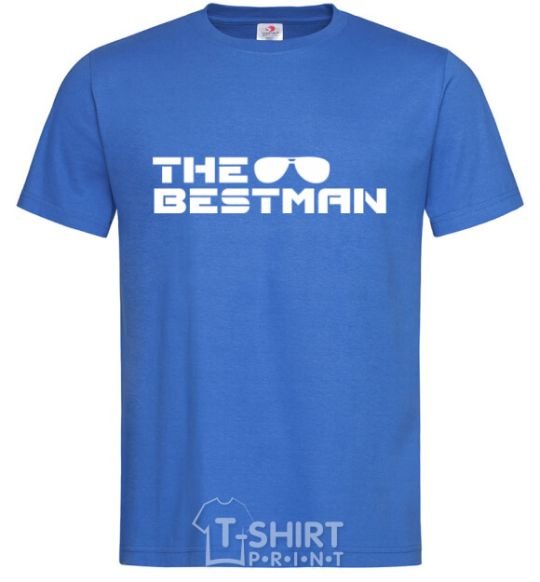 Men's T-Shirt The bestman royal-blue фото