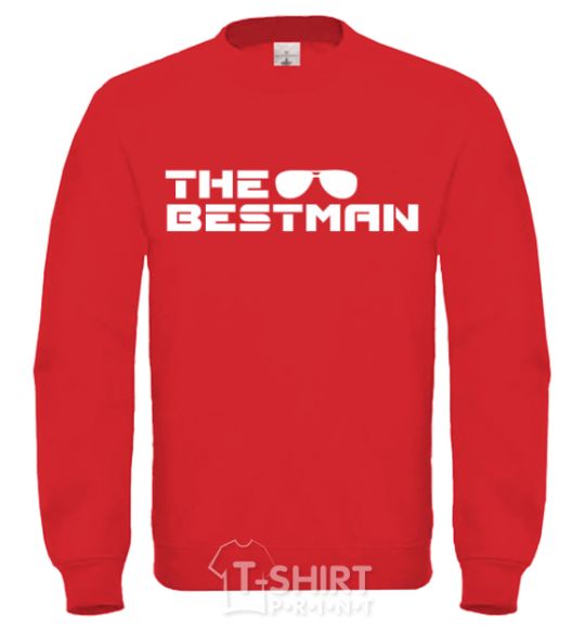 Sweatshirt The bestman yellow фото