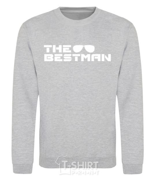 Sweatshirt The bestman sport-grey фото