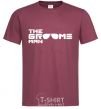 Men's T-Shirt The grooms man burgundy фото