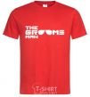 Men's T-Shirt The grooms man red фото