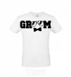 Men's T-Shirt Groom glasses White фото