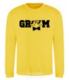 Sweatshirt Groom glasses yellow фото