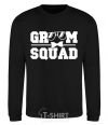 Sweatshirt Groom squad glasses black фото