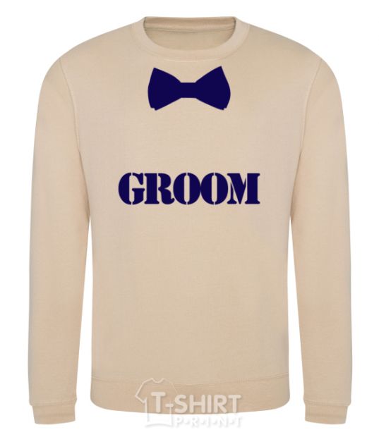 Sweatshirt Groom butterfly sand фото