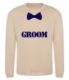 Sweatshirt Groom butterfly sand фото