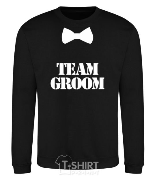 Sweatshirt Team groom butterfly black фото